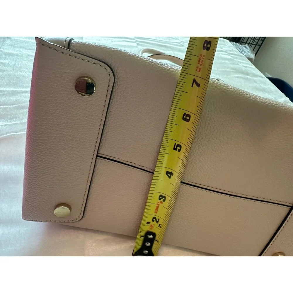 Michael Kors Mercer Studio LargeEast/West Leather‎ Tote Purse Bag Pink - Picture 8 of 8